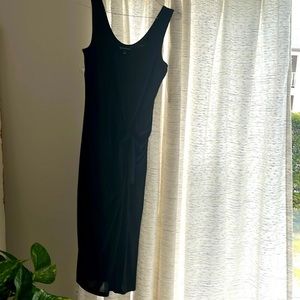 Little black dress. Beautiful fabric.